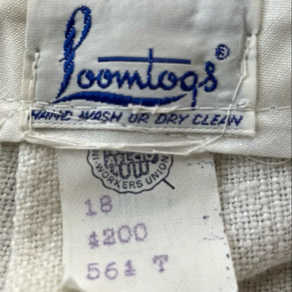 50s 60s Vintage Loomtogs Tara Tweed Shorts - Picture 4 of 4